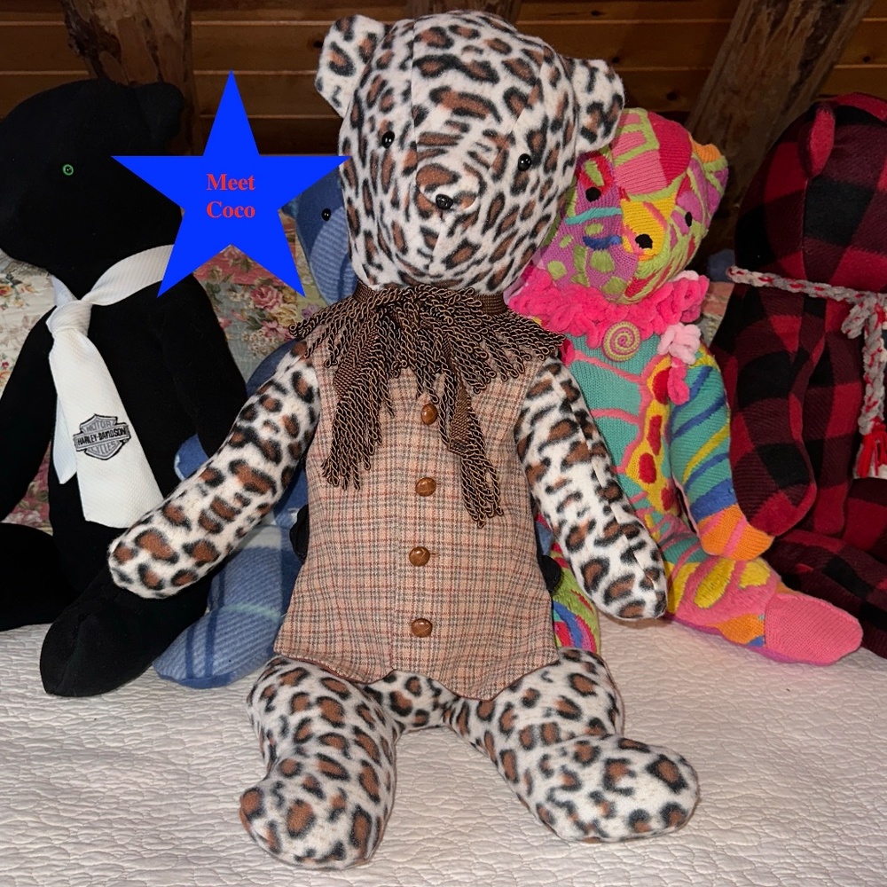 Teddy Bear Handmade 25” to 28” Plush & Cuddly Various Fabrics - Picture 5 of 8